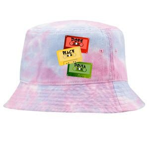 Dope Black Doula Black History Month Black Birth Matters Gift Tie-Dyed Bucket Hat