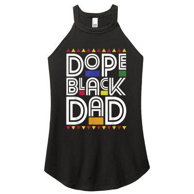 Dope Black Dad Black History Month Juneteenth 1865 Women’s Perfect Tri Rocker Tank