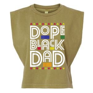 Dope Black Dad Black History Month Juneteenth 1865 Garment-Dyed Women's Muscle Tee