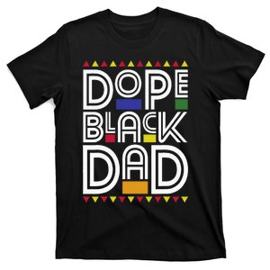 Dope Black Dad Black History Month Juneteenth 1865 T-Shirt