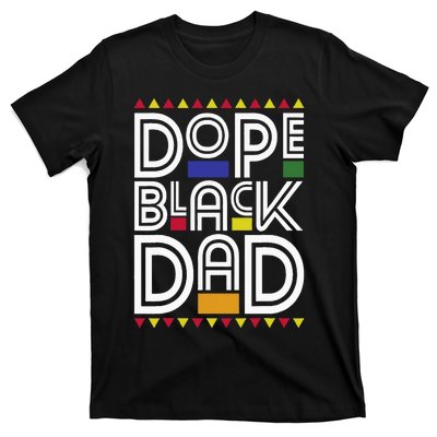 Dope Black Dad Black History Month Juneteenth 1865 T-Shirt