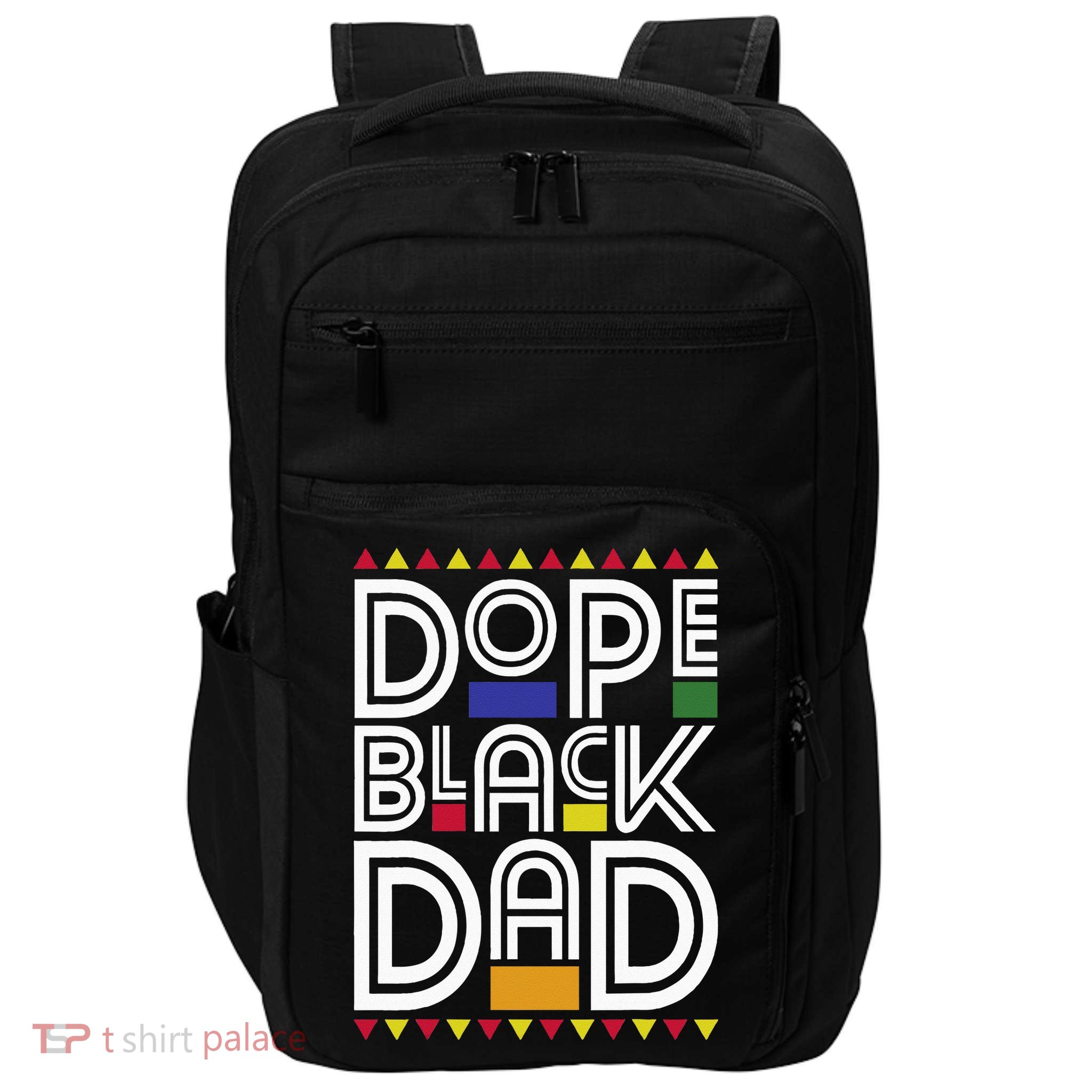 Dope Black Dad Black History Month Juneteenth 1865 Impact Tech Backpack