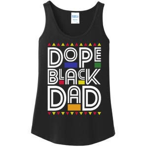 Dope Black Dad Black History Month Juneteenth 1865 Ladies Essential Tank