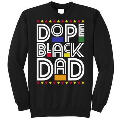 Dope Black Dad Black History Month Juneteenth 1865 Tall Sweatshirt