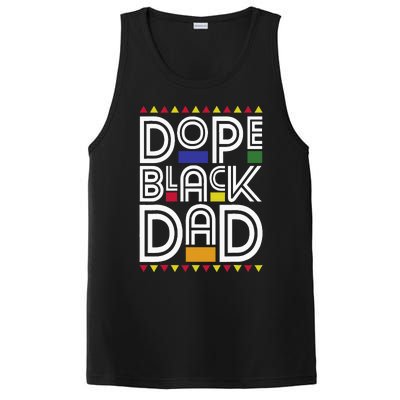 Dope Black Dad Black History Month Juneteenth 1865 PosiCharge Competitor Tank