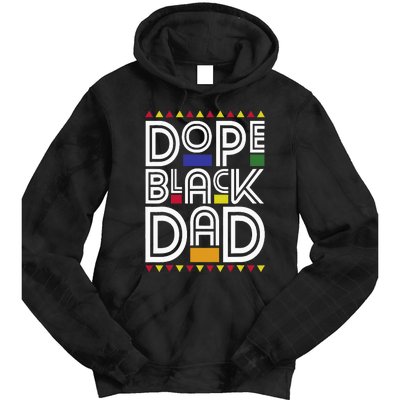 Dope Black Dad Black History Month Juneteenth 1865 Tie Dye Hoodie