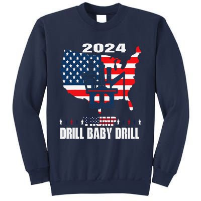 Drill Baby Drill American Flag Oilrig Oilfield Trash Sweatshirt