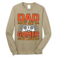 Dad By Day Gamer By Night Father’s Day Daddy Father Graphic Long Sleeve Shirt