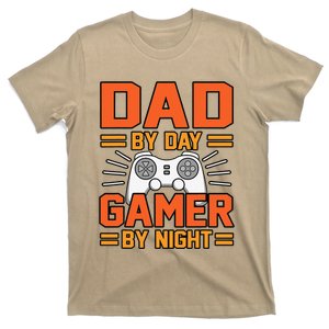 Dad By Day Gamer By Night Father’s Day Daddy Father Graphic T-Shirt