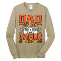 Dad By Day Gamer By Night Father’s Day Daddy Father Graphic Tall Long Sleeve T-Shirt