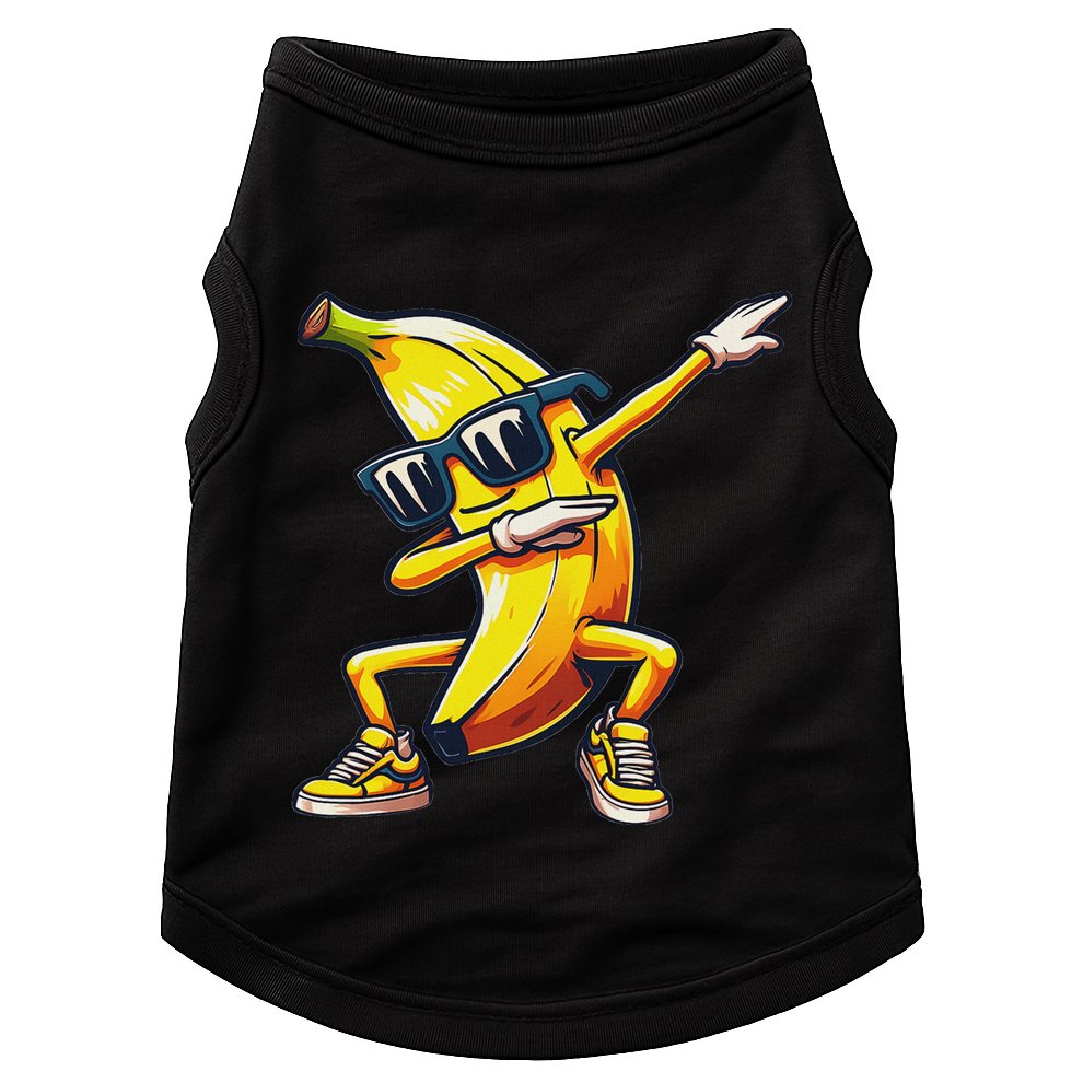 Dab Banana Dancing Dabbing Banana Fruit Meme Doggie Tank