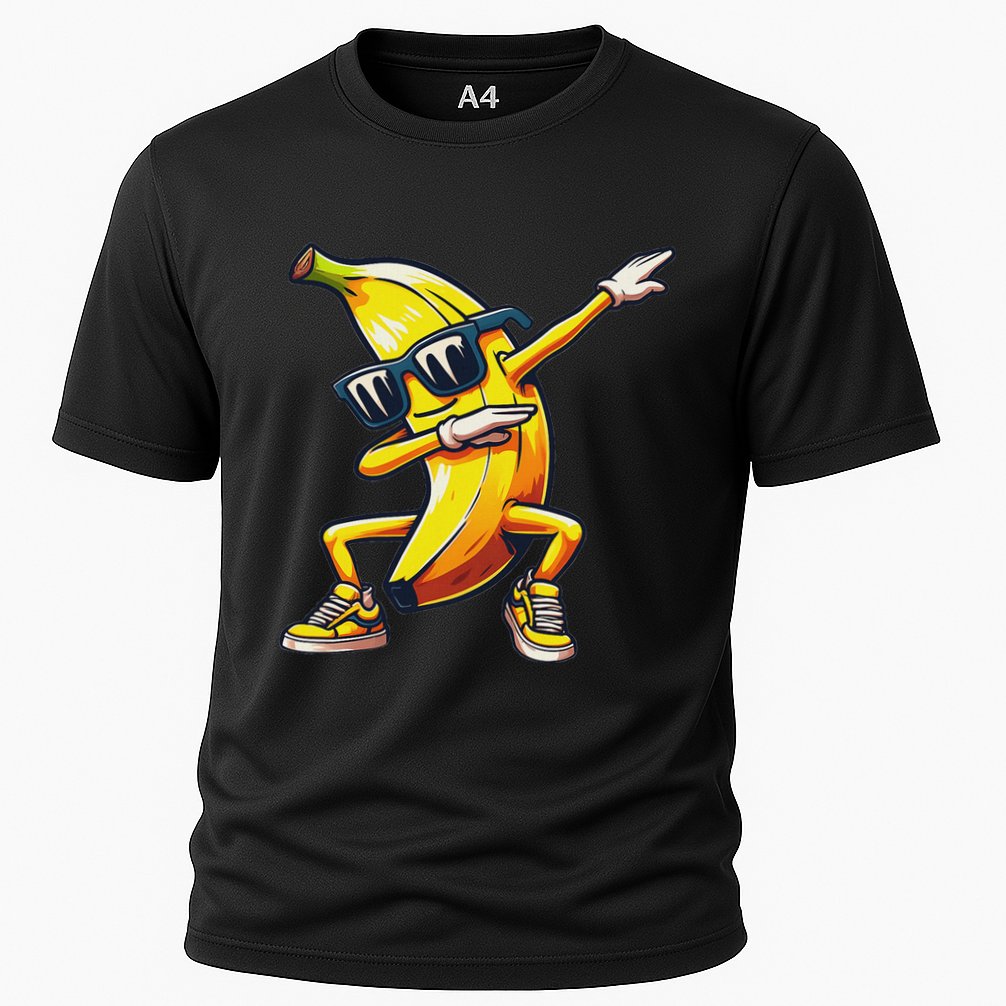 Dab Banana Dancing Dabbing Banana Fruit Meme Performance Shirt