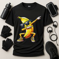 Dab Banana Dancing Dabbing Banana Fruit Meme Performance Shirt