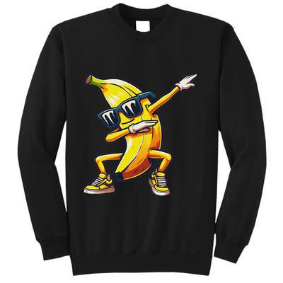 Dab Banana Dancing Dabbing Banana Fruit Meme Sweatshirt