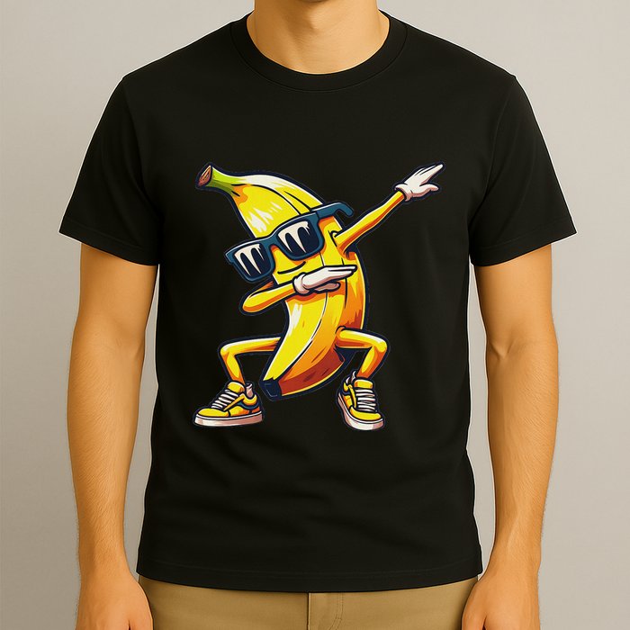 Dab Banana Dancing Dabbing Banana Fruit Meme T-Shirt
