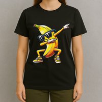 Dab Banana Dancing Dabbing Banana Fruit Meme T-Shirt