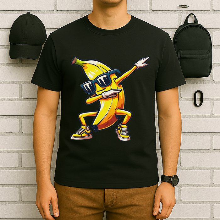 Dab Banana Dancing Dabbing Banana Fruit Meme T-Shirt