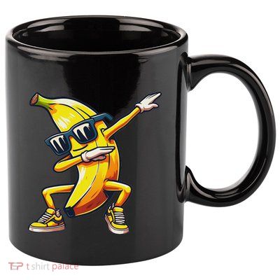 Dab Banana Dancing Dabbing Banana Fruit Meme 11oz C Handle Ceramic Mug