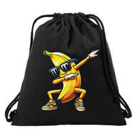 Dab Banana Dancing Dabbing Banana Fruit Meme Drawstring Bag