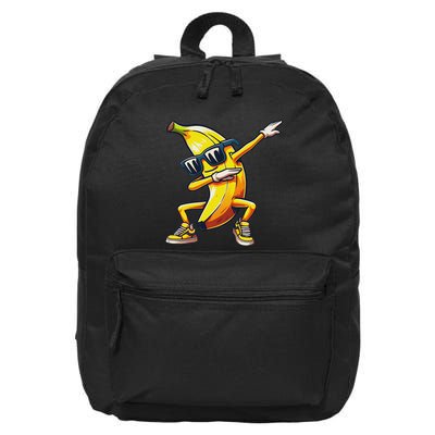 Dab Banana Dancing Dabbing Banana Fruit Meme 16 in Basic Backpack