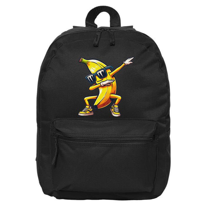 Dab Banana Dancing Dabbing Banana Fruit Meme 16 in Basic Backpack