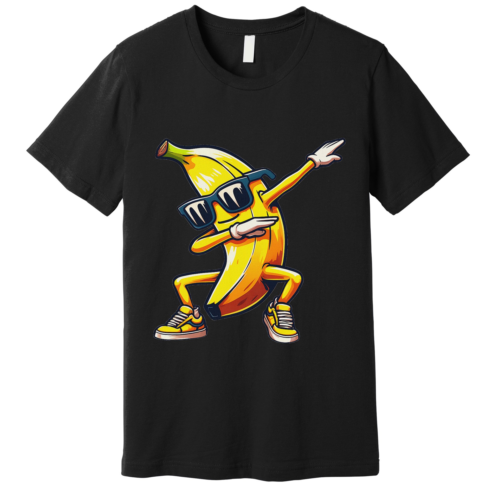 Dab Banana Dancing Dabbing Banana Fruit Meme Premium T-Shirt