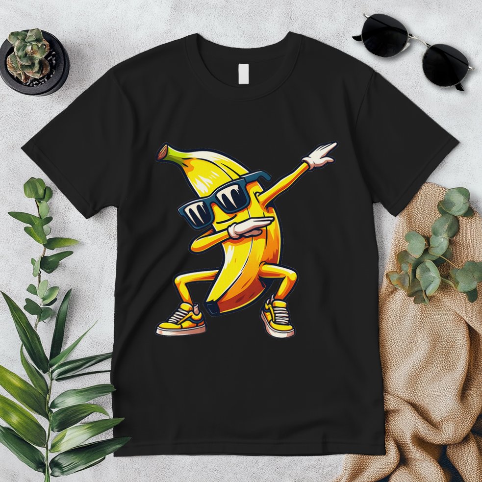 Dab Banana Dancing Dabbing Banana Fruit Meme Premium T-Shirt