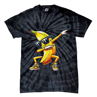 Dab Banana Dancing Dabbing Banana Fruit Meme Tie-Dye T-Shirt