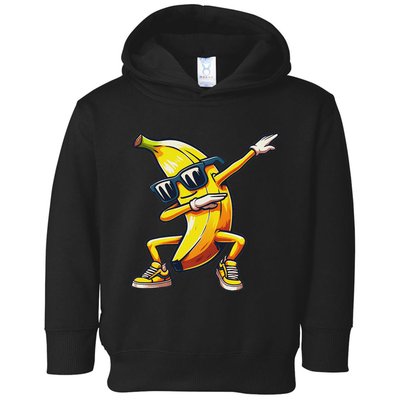 Dab Banana Dancing Dabbing Banana Fruit Meme Toddler Hoodie
