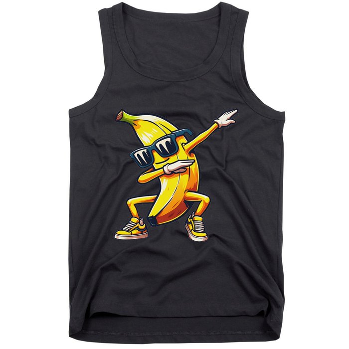 Dab Banana Dancing Dabbing Banana Fruit Meme Tank Top