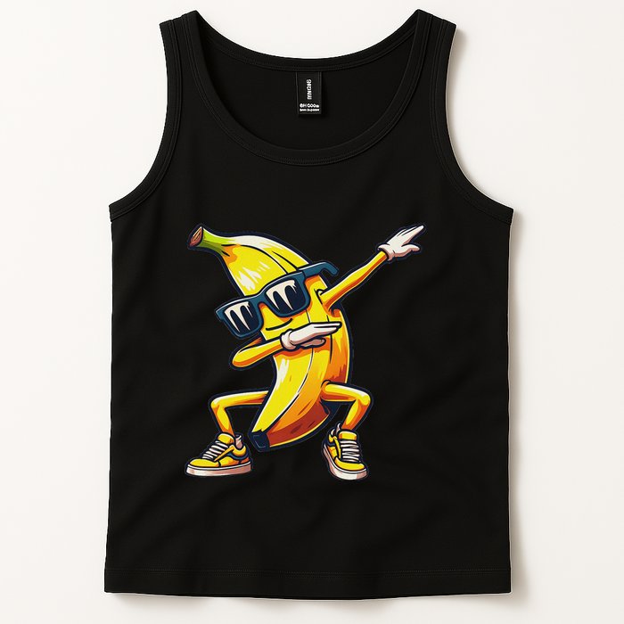 Dab Banana Dancing Dabbing Banana Fruit Meme Tank Top