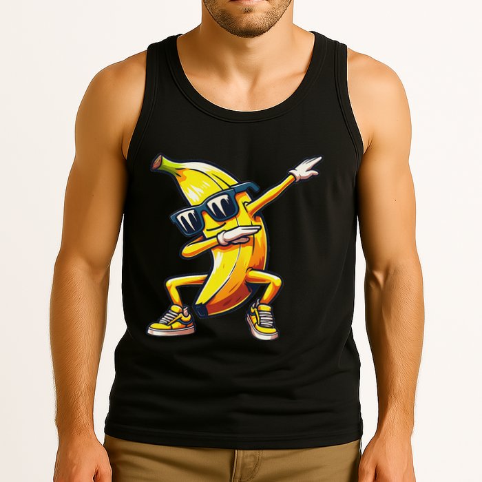 Dab Banana Dancing Dabbing Banana Fruit Meme Tank Top