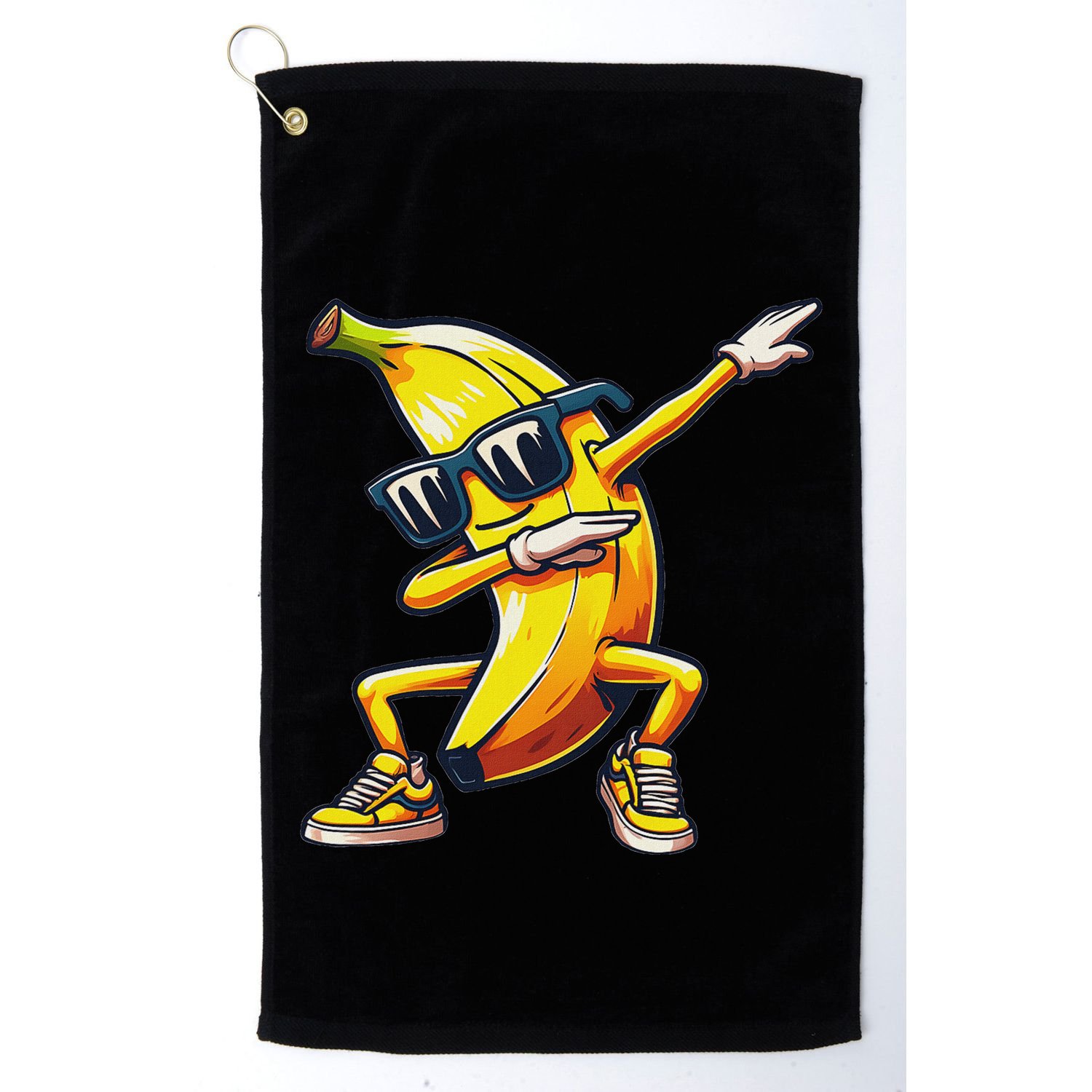 Dab Banana Dancing Dabbing Banana Fruit Meme Golf Towel