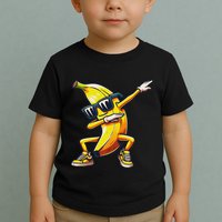 Dab Banana Dancing Dabbing Banana Fruit Meme Toddler T-Shirt