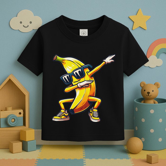 Dab Banana Dancing Dabbing Banana Fruit Meme Toddler T-Shirt