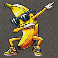 Dab Banana Dancing Dabbing Banana Fruit Meme Cotton Canvas Backpack