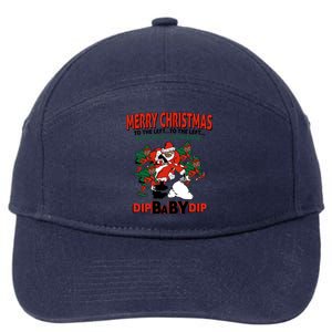 Dip Baby Dip Merry Christmas To The Left To The Right 7-Panel Snapback Hat