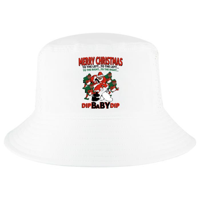 Dip Baby Dip Merry Christmas To The Left To The Right Cool Comfort Performance Bucket Hat