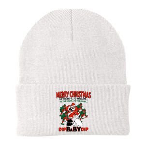 Dip Baby Dip Merry Christmas To The Left To The Right Knit Cap Winter Beanie