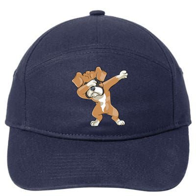 Dabbing Boxer Dog T Gift Funny Dab Gift Puppy Men 7-Panel Snapback Hat