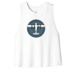 Dehavilland Beaver Women's Racerback Cropped Tank