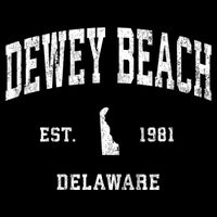 Dewey Beach Delaware De Vintage Established Athletic Sports Design Kids T-Shirt