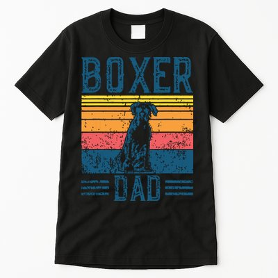 Dog Boxer Dad Vintage Boxer Dad Tall T-Shirt