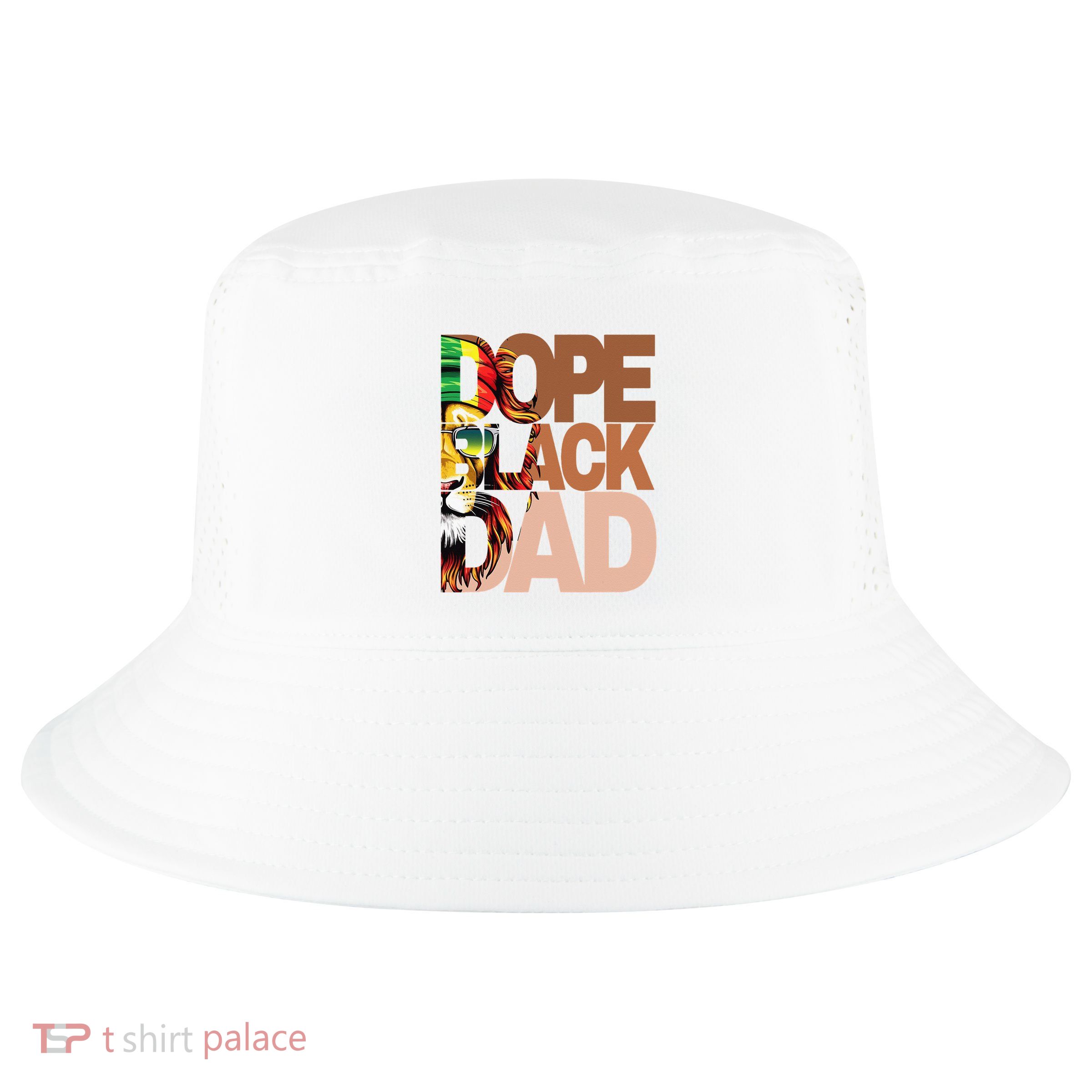 Dope Black Dad Juneteenth Father's Day Black Man king  Cool Comfort Performance Bucket Hat