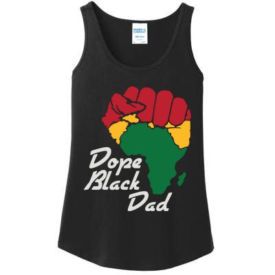 Dope Black Dad Black History Month Ladies Essential Tank