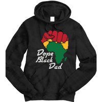 Dope Black Dad Black History Month Tie Dye Hoodie