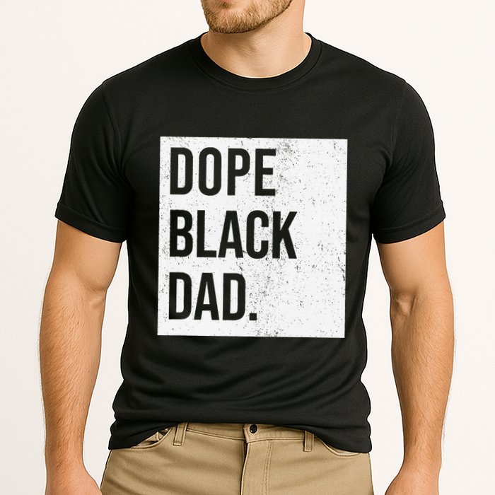 Dope Black Dad Cooling Performance Crew T-Shirt