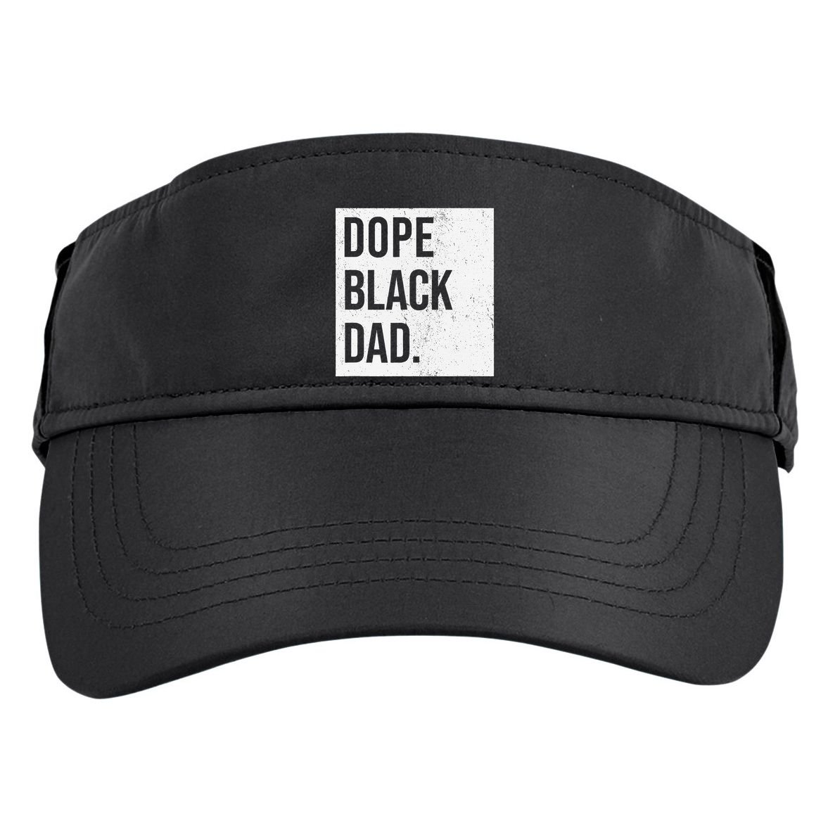 Dope Black Dad Adult Drive Performance Visor
