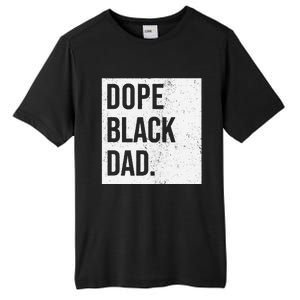 Dope Black Dad Tall Fusion ChromaSoft Performance T-Shirt