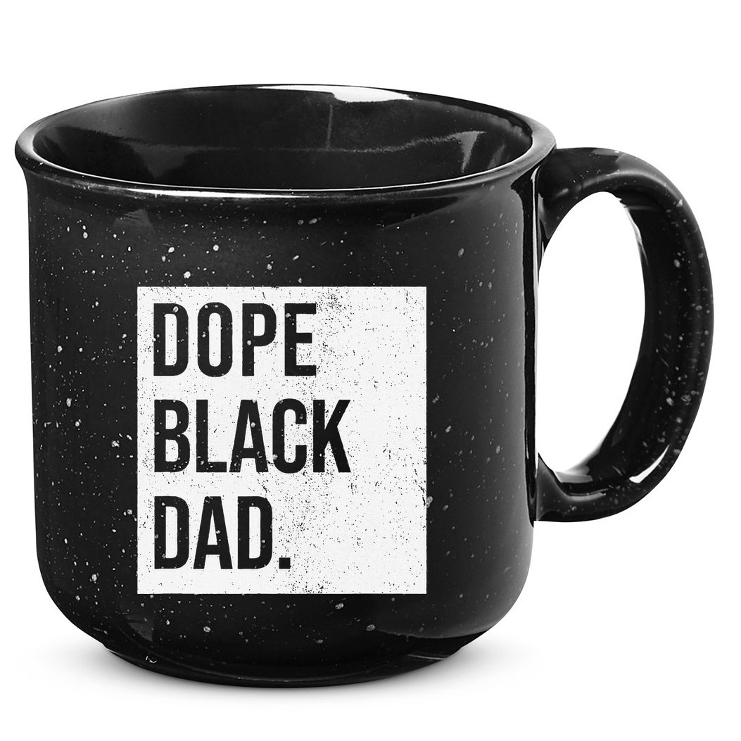 Dope Black Dad 15oz Campfire Ceramic Mug